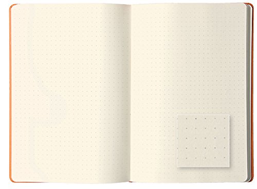 Rhodia Black Webnotebook, Dot Grid, 5.5X8.25 Inch