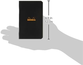 RHODIA(ロディア) Rodia cf119159 Mini Classic Staple Notebook, Black, Set of 2