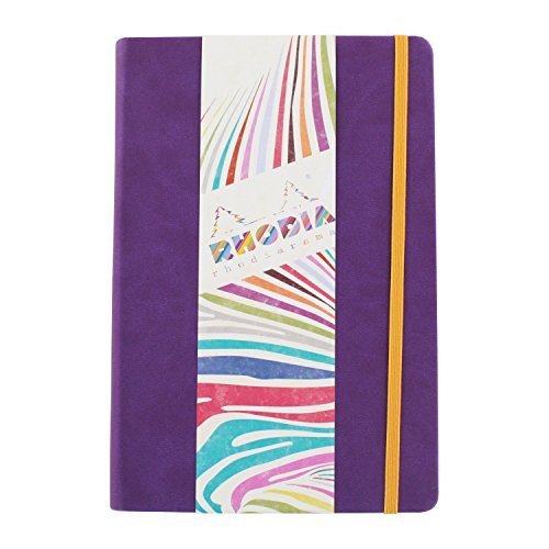 Rhodia Rhodiarama A5 Webnotebook, 5.5 in x 8.25, Lined - Purple (118750) by Rhodia