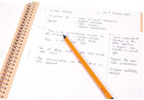 Rhodia Efficient Meeting Notebook, Black 8.25" x 6.25"