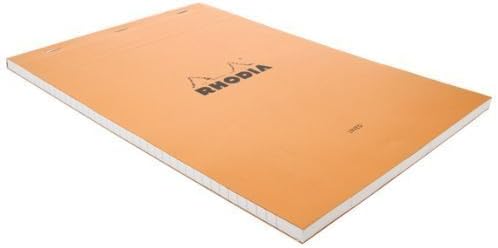 Rhodia Classic Orange Notepad 8.5x11.75 Lined, Pack of 5