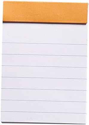 Rhodia Staplebound Notepads - Lined 80 sheets - 2 x 3 in. - Orange cover