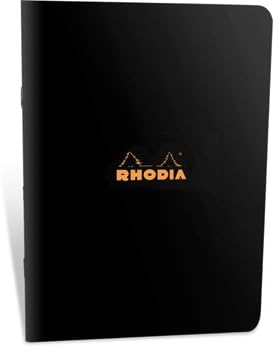 Rhodia Classic Black Staplebound - Graph 3 x 4.75 Notebook - R119159