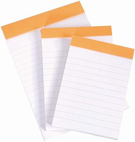 Rhodia Staplebound Notepads - Lined 80 sheets - 2 x 3 in. - Orange cover