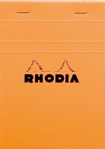 Rhodia Top Staplebound Ruled No. 16 Notepad (6 X 8.25) Orange, Pack of 5
